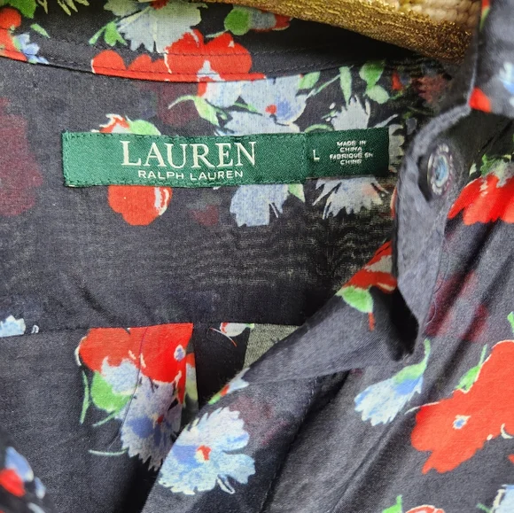 Ralph Lauren Floral Blouse - Picture 4 of 5
